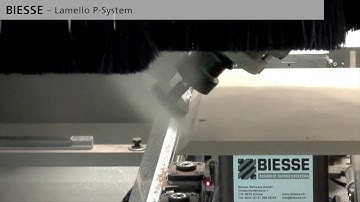 Lamello P-System Bearbeitung mit Biesse