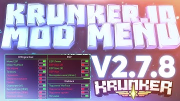 Krunker.io Hack 2.7.8 Free Download | Krunker Mod Menu | Aimbot Esp Wallhack