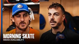 New York Islanders Morning Skate Availability | NYI at NYR