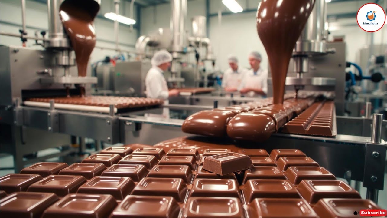 Inside Chocolate Factory: How Chocolate Is Made Step by Step - YouTube