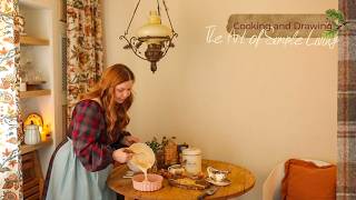The Art of Simple Country Living | Foraging for Mushrooms in the Autumn Forest | Cooking & Drawing
