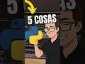 5 Cosas de Python que no sabías #tech  #technology  #python  #languagelearning #datascience