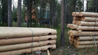 A better look at the plans and the procedure of putting this cabin kit together #essentialmountainhomesteading #homesteading ...