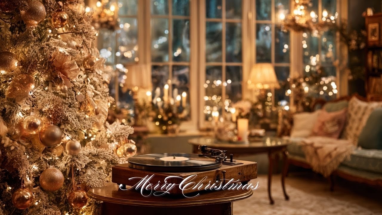【Playlist】Vintage Christmas Jazz Vinyl 🎄❄️｜温かく落ち着くヴィンテージジャズ｜Cozy & Retro Holiday BGM｜男性ボーカル🎷