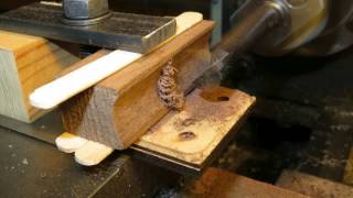 Boring circular groove on lathe