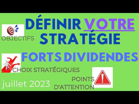Définir VOTRE stratégie