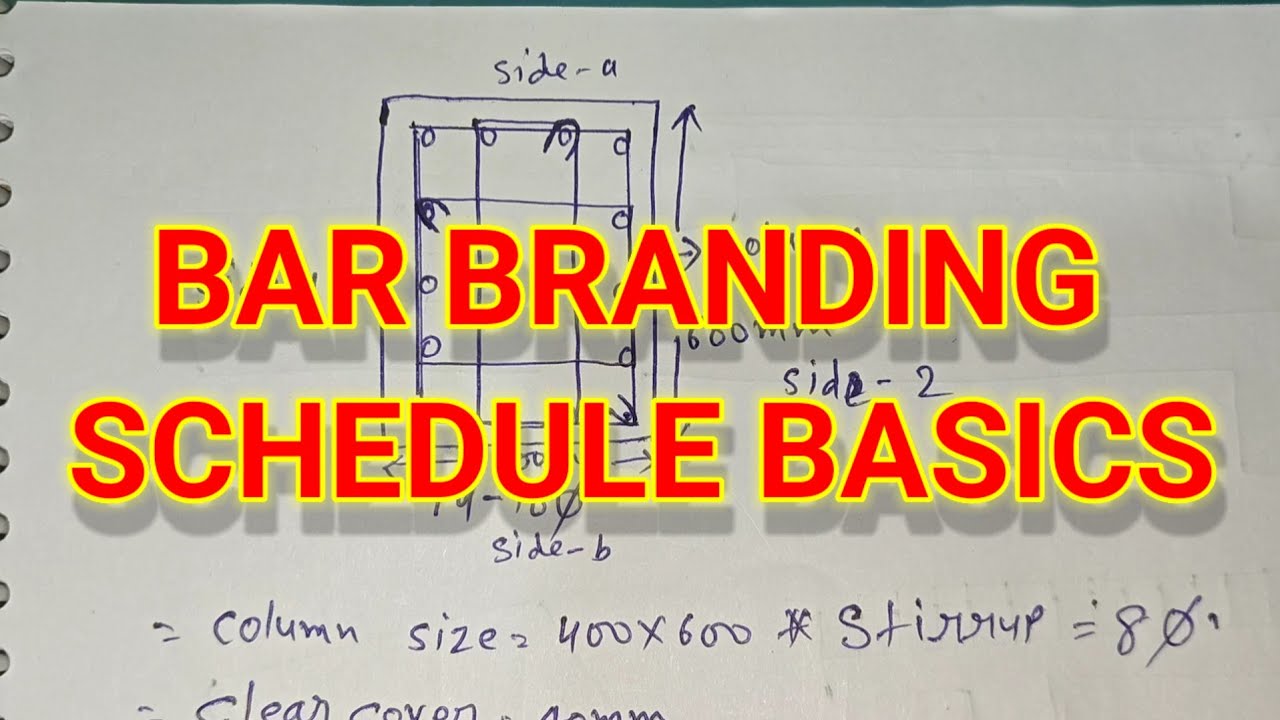 Bar Bending Schedule Basics Formulas | Bar Bending Schedule for Beam and column  