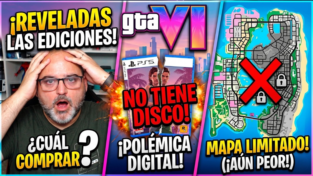 GTA 6 ediciones Standard y Ultimate: precio, contenido - GTA 6 rompe el formato físico - MI OPINIÓN