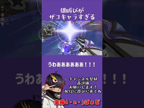 ラストアクションの雄叫びが雑魚キャラすぎる楽描ばぁど【楽描ばぁど/VALORANT/切り抜き】