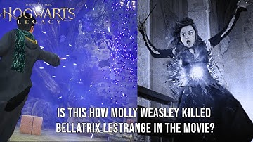 Did Molly Weasley kill Bellatrix using Ancient Magic shown in Hogwarts Legacy?
