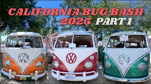California Bug Bash 2025 – Part 1 | Classic VW Beetles, Buses & More! | [4K]