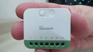 Smart Switch Sonoff Mini Duo 2-Gang Matter sobre WiFi MINI-2GS Duplo Relay - 2º Pedido