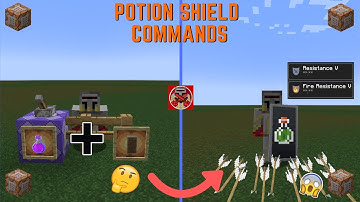 Command Block Tutorial #169: Potion Shield Commands in Minecraft (1.19+)