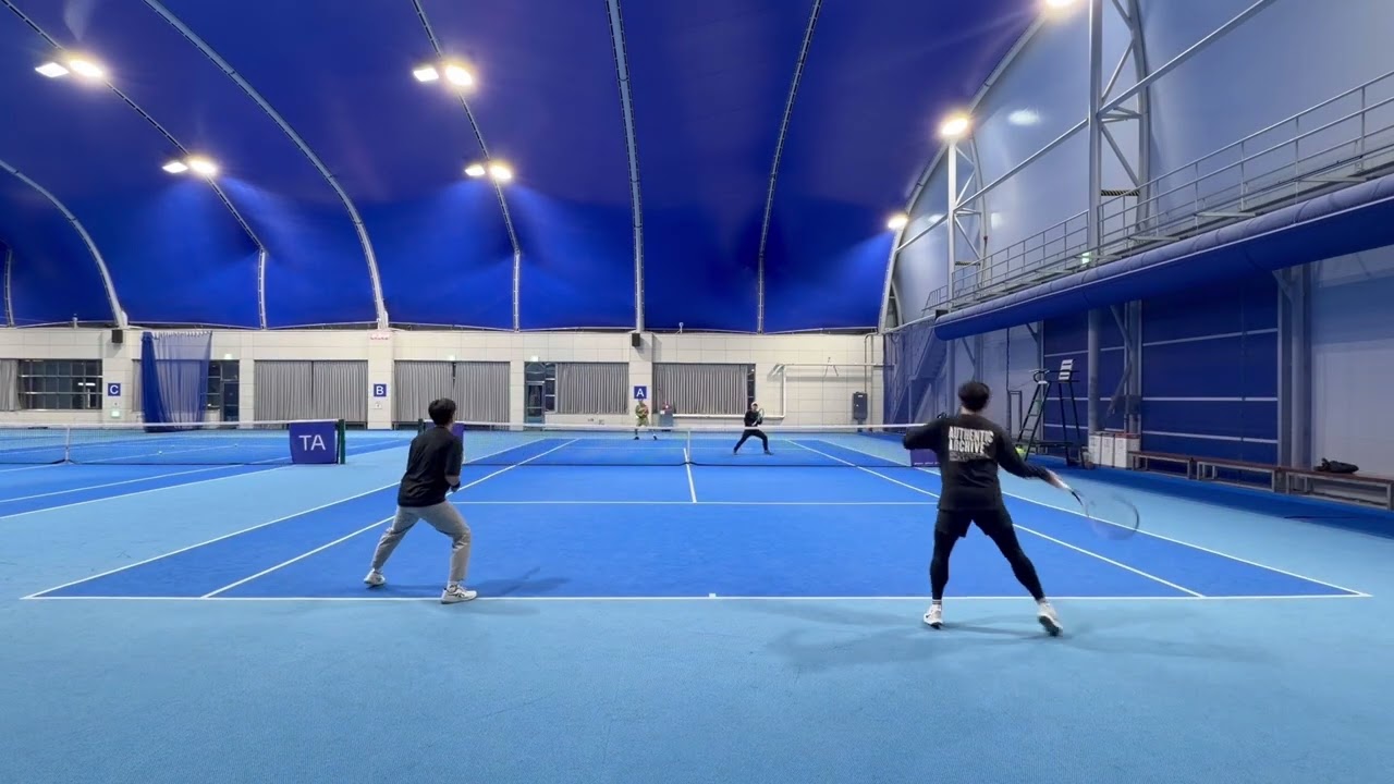 🎾신인부 연습경기🎾 2026.1.8. 종민,성호 vs 형준,동규 (테니스아레나)