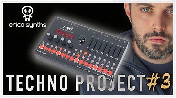 🔥ERICA SYNTHS LXR-02🔥TECHNO PROJECT #03 - NEW SOUNDBANK - 16 KITS & 16 PATTERNS