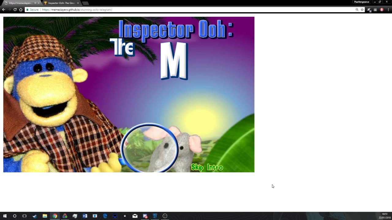 Inspector Ooh: The Great Monkey Detective Any% Memes in 29.55 - YouTube