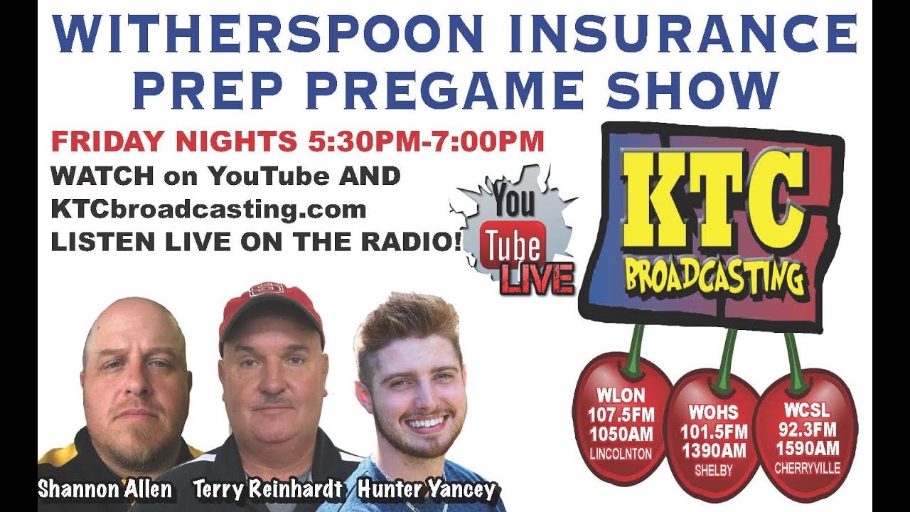 NC Prep Football Pregame Show Sponsored By Witherspoon Insurance YouTube Nc prep football pregame show sponsored by witherspoon insurance youtube