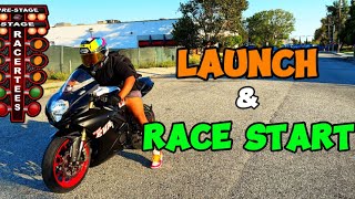 How To Launch Your Motorcycle | Motorcycle Race Start