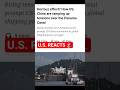 “U.S. vs China Over Panama Canal! Global Trade Tension Explodes 🚨”#shortfeed #breakingnews #war