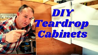 Teardrop Camper Unusual Cabinets  | Update