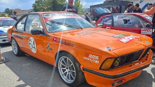 Grand prix de Pau historique 2023 BMW 635 CSI F Sanchez Course 2