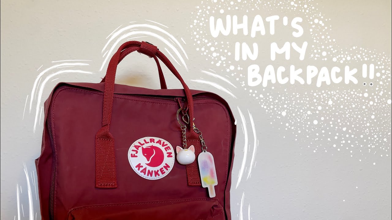 What's in my backpack (College/University) YouTube
