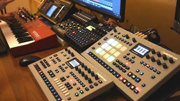 Elektron Analog Rytm MK2 + Digitakt + A4 MK2 + Nord Lead A1 Jam session