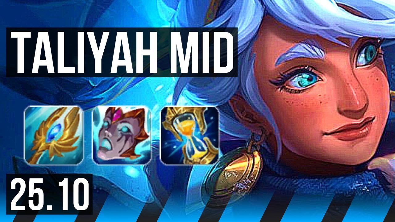 TALIYAH vs YASUO (MID) | 8/2/18 | EUW Challenger | 25.10