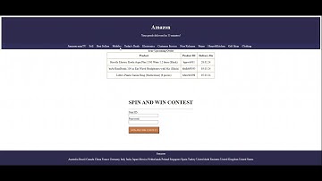 Amazon Clone - Web Dev Project Demo