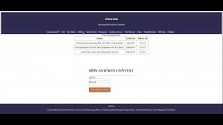 Amazon Clone - Web Dev Project Demo