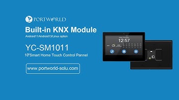 Built-in KNX Module | YC-SM1011 Smart Home Control Panel |Android11/Android13/Linux Option