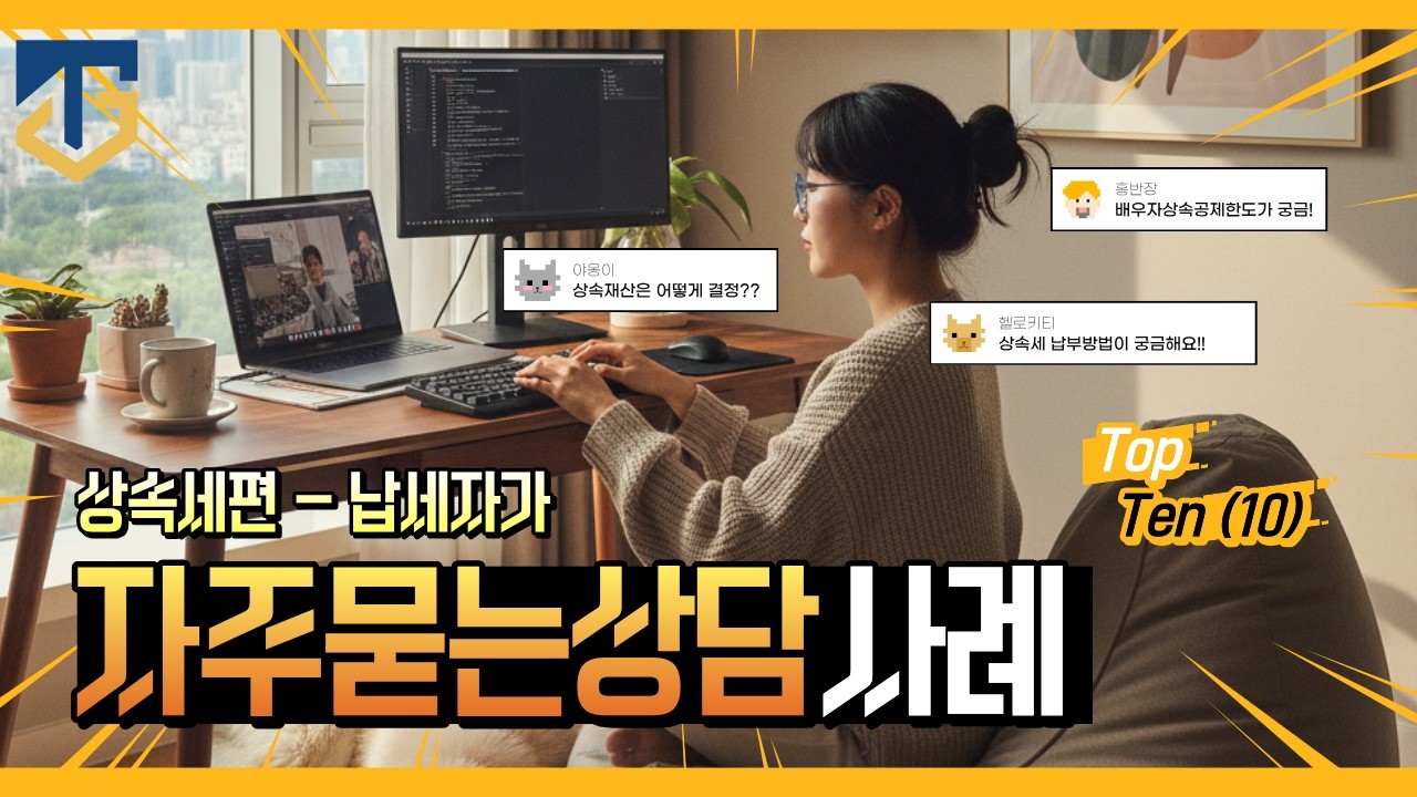 영상으로 이해하는 세금 (국세청 발간 세금절약가이드 제2권 - 상속세편) 납세자가 자주 묻는 질문 Top 10 #배우자상속공제 #동거주택상속공제 #일괄공제 #상속세공제 #수원세무사