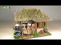 Billy Miniature Tono Thatched Roof House Kit　ミニチュアキット 遠野の曲り家作り