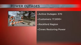 ComEd reports thousands of customers still without power in northern Illinois Saturday