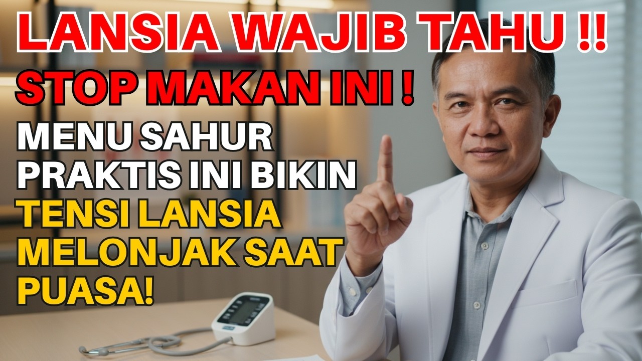DOKTER KAGET‼️ Menu Sahur Favorit Ini Bikin Tensi Lansia Naik Drastis!