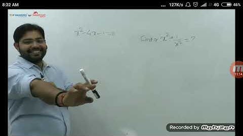 Algebra by ajay rana sir (part-5)