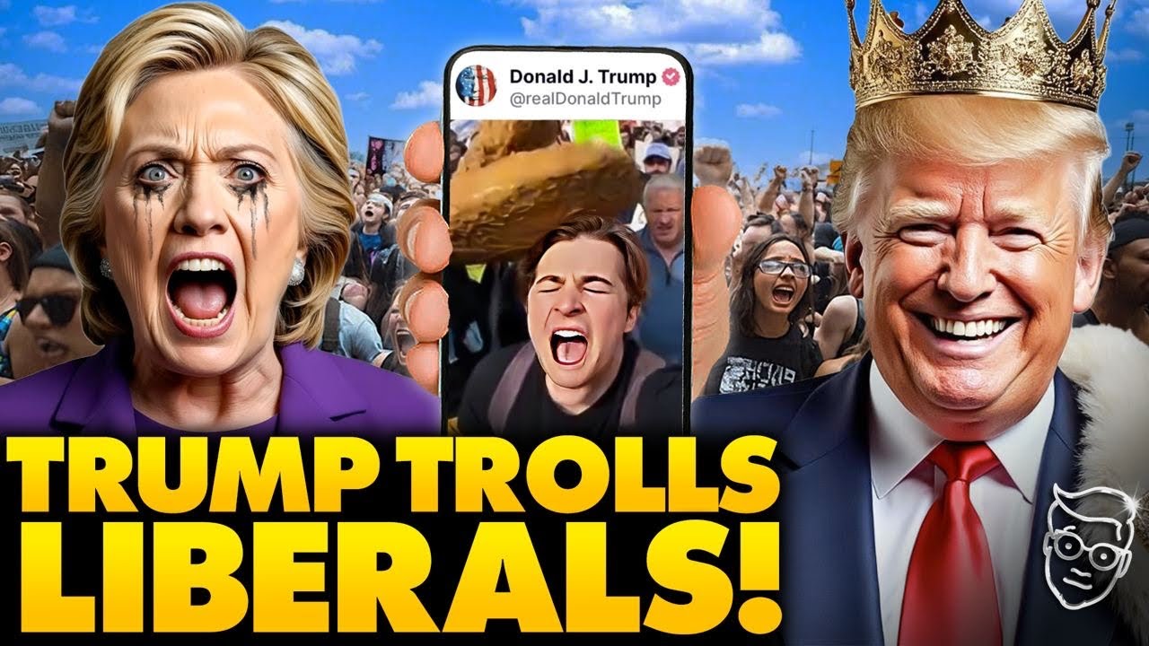 Trump's Hysterical Response To The ‘No Kings’ Protest Sets Internet On FIRE, Hillary Has MELTDOWN 🤣