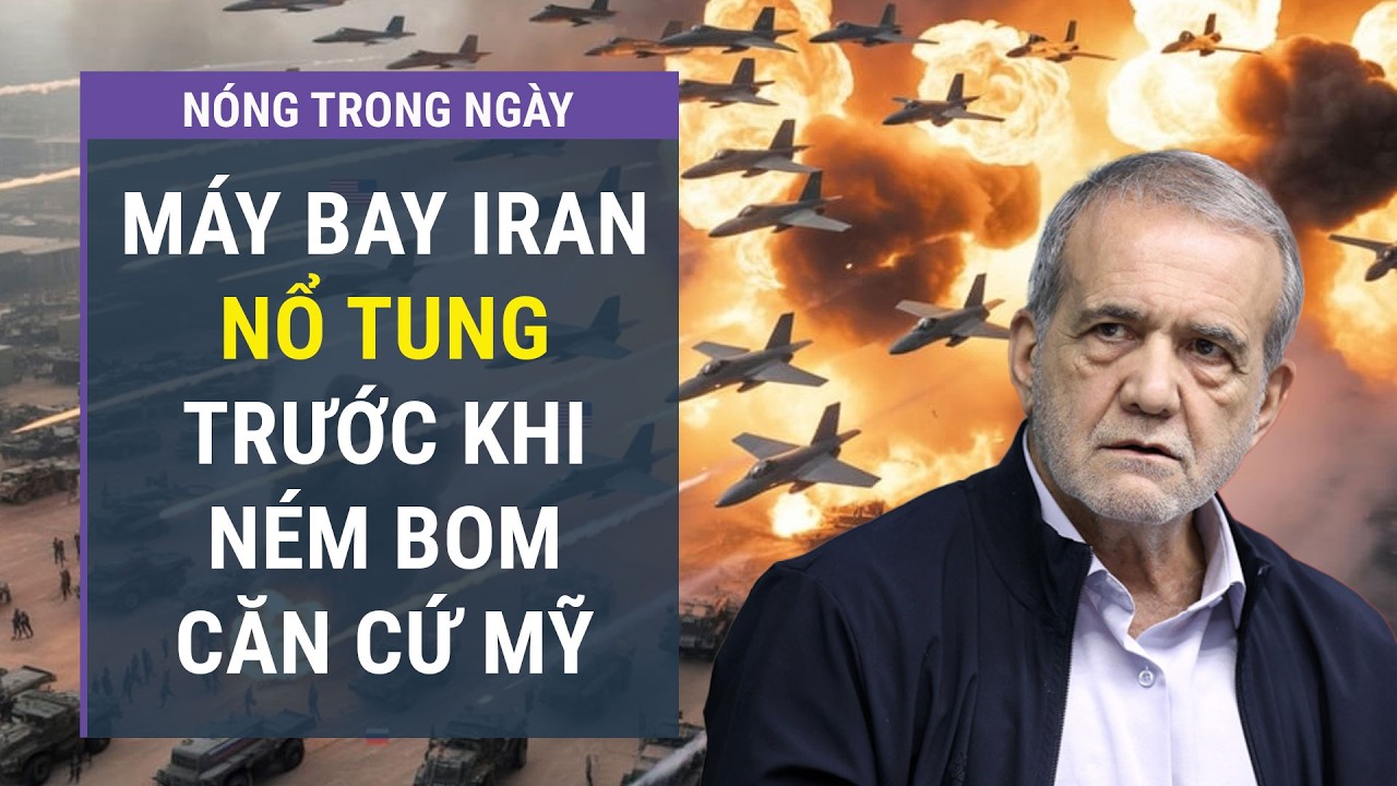 Điểm nóng 6/3: Máy bay Iran sang tận Qatar, bị bắn hạ ngay trước khi ném bom căn cứ Mỹ l VTC One