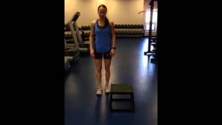 Single Leg Diagonal Box Jumps