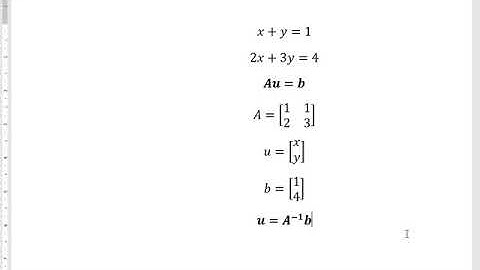 Sistemas de ecuaciones lineales, matriz inversa en Excel