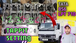 #Tappit setting|| #Tata bs6 710 ,610 || #Valve Clearance ||#How to set Tappit setting