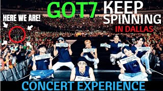 GOT7 'KEEP SPINNING TOUR' in DALLAS CONCERT EXPERIENCE!