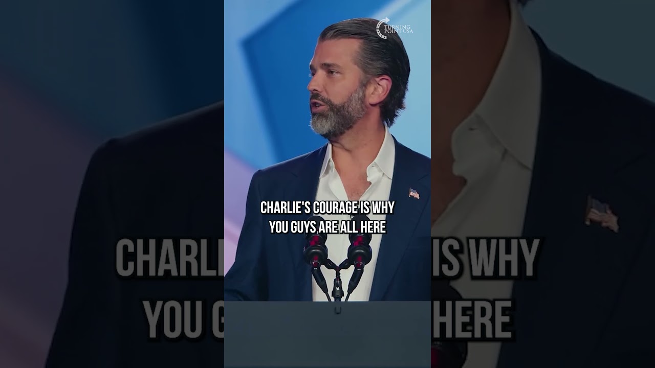 Donald Trump Jr. Honors Charlie's Courageous Leadership
