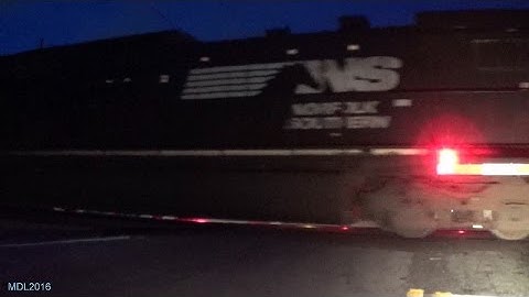 HD: NS 7684 leads NS Train 22Q in Lithia Springs, GA