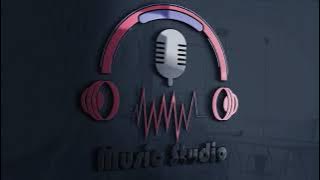 Music Studio Logo Design in Illustrator |Recording Studio - تصميم شعار استيديو موسيقى على إلسترايتور