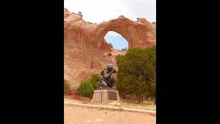 World History- Navajo Code Talker Monument, Window Rock, Arizona. 🪶✨ #shorts
