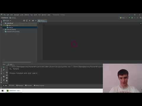 создание и настройка проекта на PyCharm