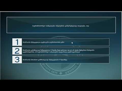 2 მართვის მოწმობის ბილეთები (13.საავარიო შუქური სიგნალიზაცია )