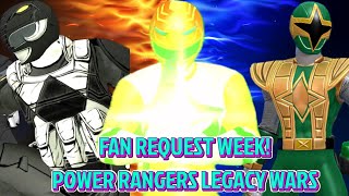 FAN REQUEST WEEK: LEO, CAM AND MASTODON SENTRY! POWER RANGERS LEGACY WARS GAMEPLAY 