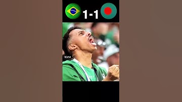 Brazil 🇧🇷 vs Bangladesh 🇧🇩 • World cup Final imaginary Penalty shoot out 2030😱🔥